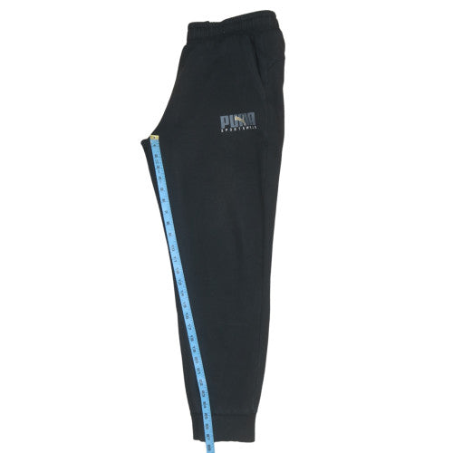 Puma Mens Black Jogger Fleece Sweatpants Size M Regular Fit