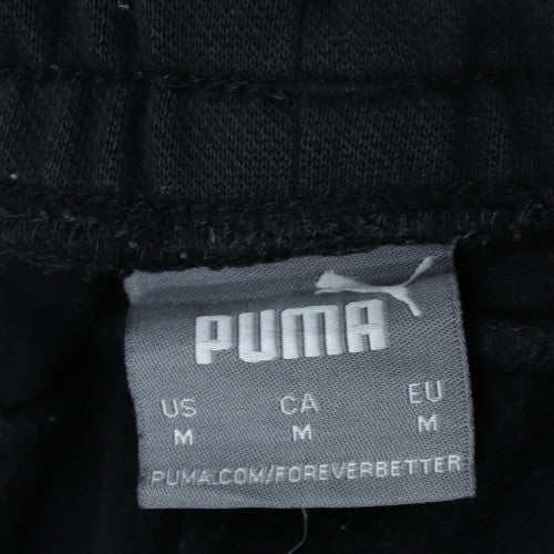Puma Mens Black Jogger Fleece Sweatpants Size M Regular Fit