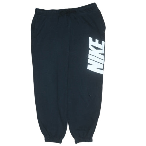 Nike Men’s Black XL Sweatpants with Logo and Drawstring Waist