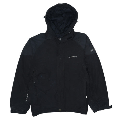 Quiksilver Men’s Black Waterproof Hooded Ski Jacket Size L