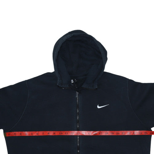 Nike Men's Black XL Full Zip Hoodie Sweatshirt Fleece
