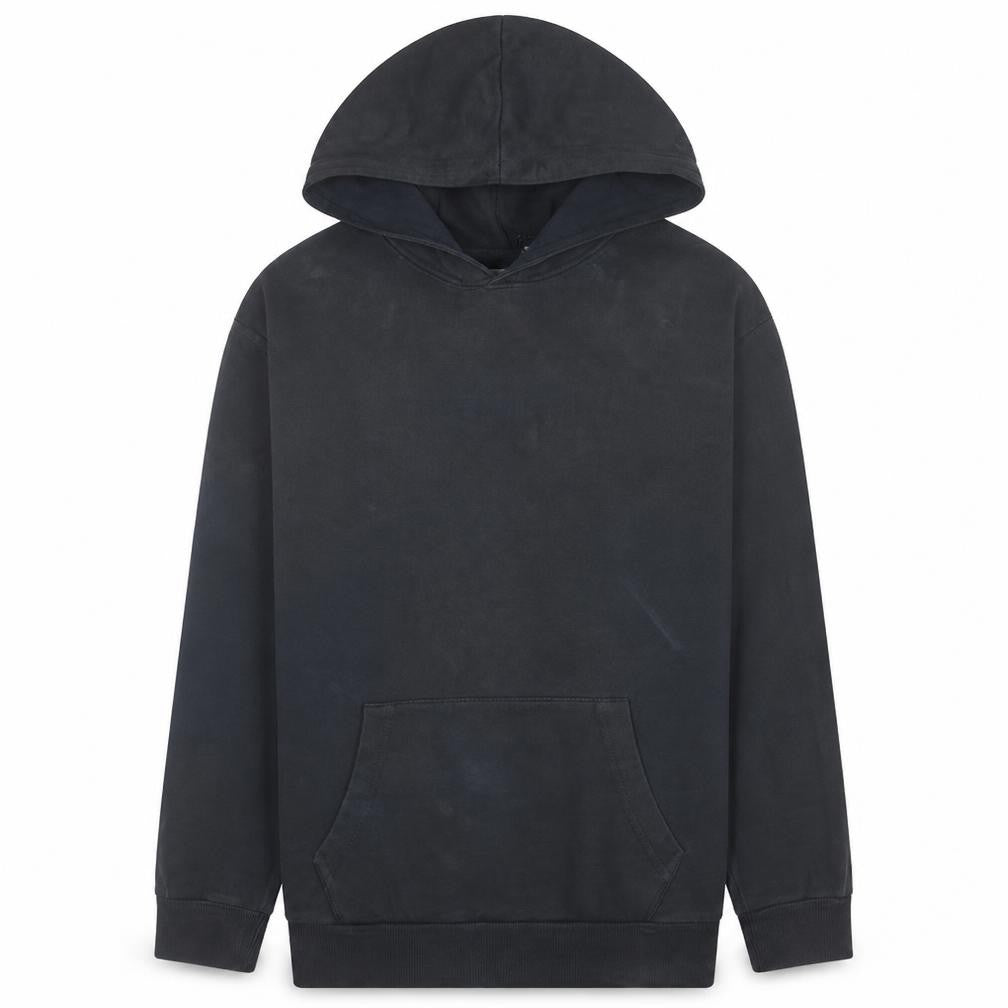 Front view of Levi's Men's Black XL Pullover Hoodie Fleece Casual Sweatshirt