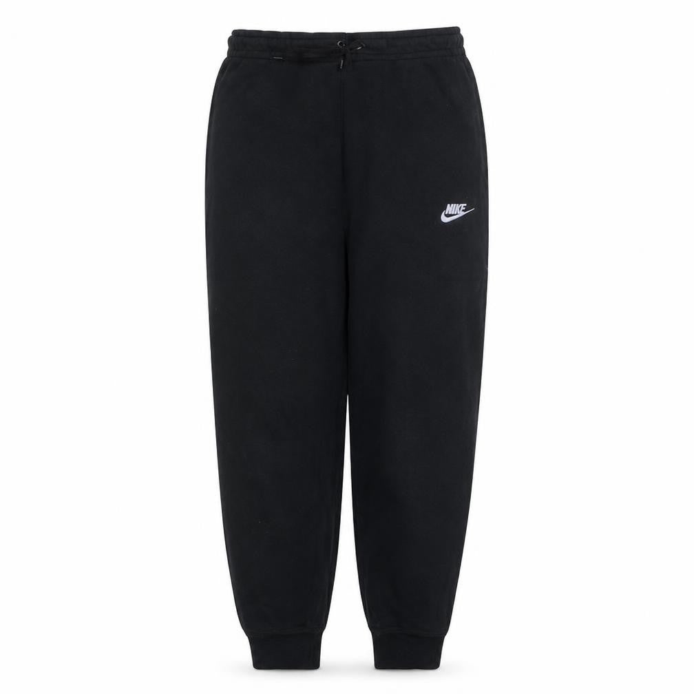 Front view of Nike Women's Black Fleece Sweatpants Small Regular Fit