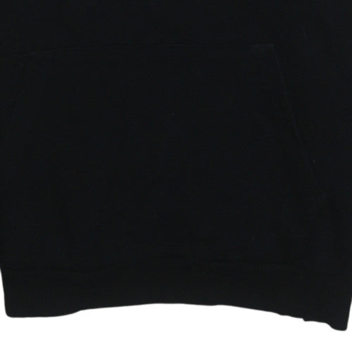 Puma Men's Black Pullover Hoodie Medium Regular Fit Fleece