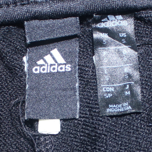 Adidas Men's Black Slim Fit Track Pants S Elastic Waist Tapered Leg