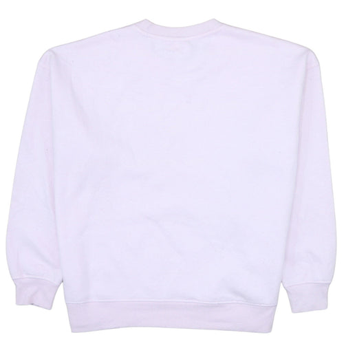 Disney Womens Pink Mickey Graphic Pullover Sweatshirt Size M