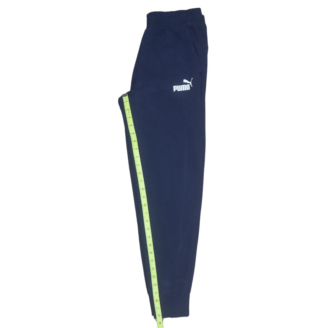 Puma Men's Blue Jogger Sweatpants S Regular Fit Casual Sportswear