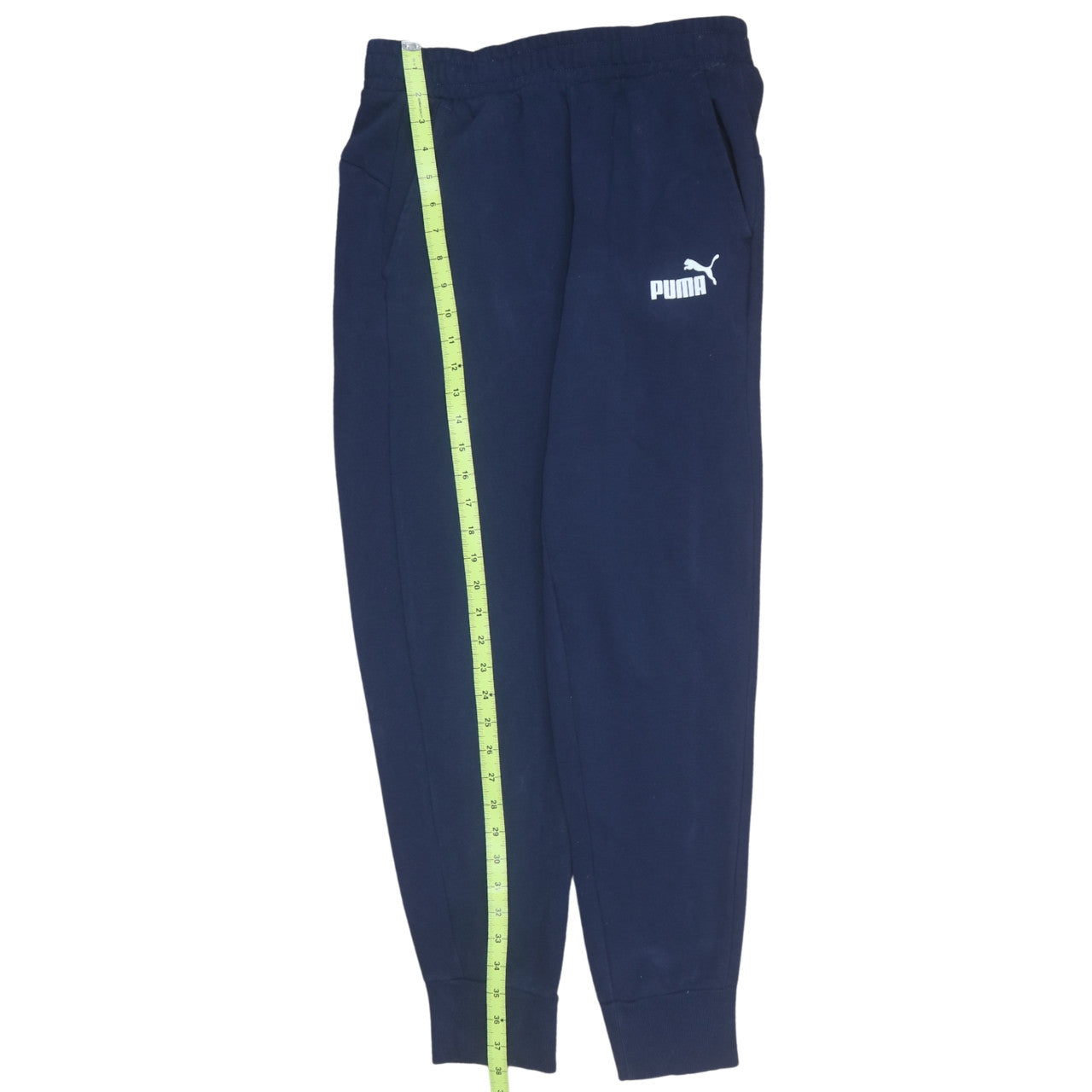 Puma Men's Blue Jogger Sweatpants S Regular Fit Casual Sportswear