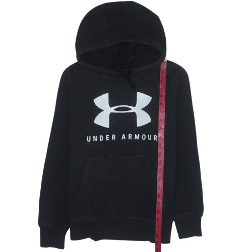 Under Armour Women's Black XS Pullover Hoodie Loose Fit Logo