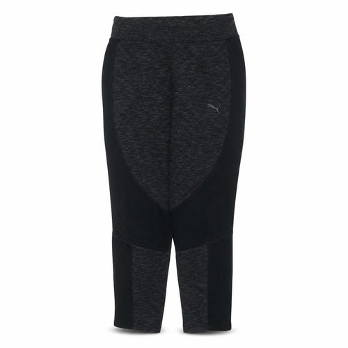 Puma Womens Black Capri Leggings Size 8 Slim Fit Activewear