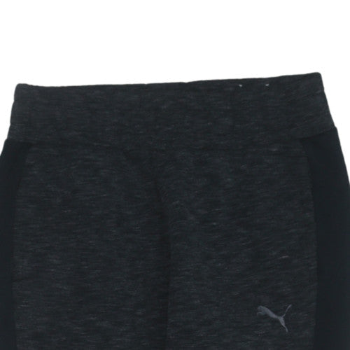Puma Womens Black Capri Leggings Size 8 Slim Fit Activewear