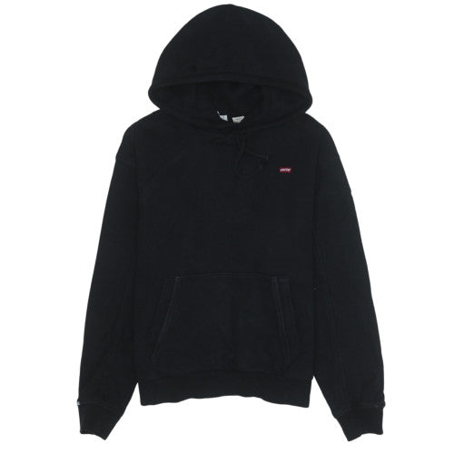 Levi's Men's Black Pullover Hoodie XS Regular Fit Fleece