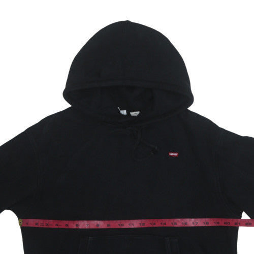 Levi's Men's Black Pullover Hoodie XS Regular Fit Fleece