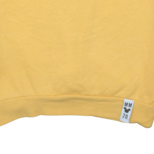 Disney Womens Yellow Minnie Mouse Pullover Hoodie XS