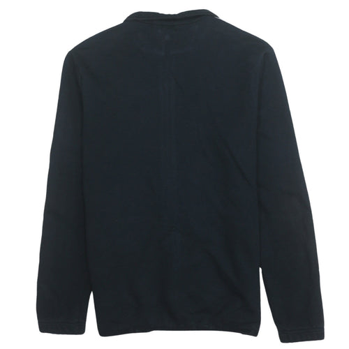 Adidas Boys Black 13-14 Years Track Jacket Full Zip Activewear