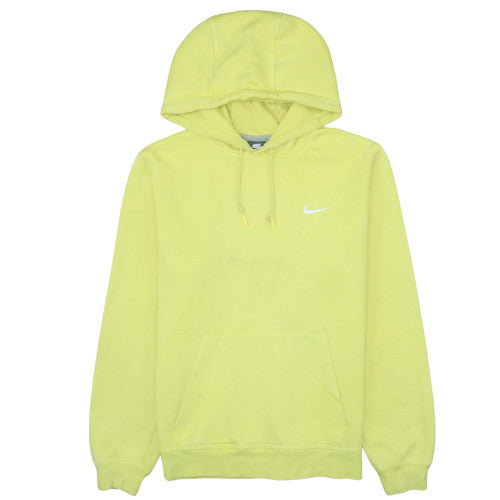 Nike Women's Yellow Pullover Hoodie Size M Cotton Blend Casual