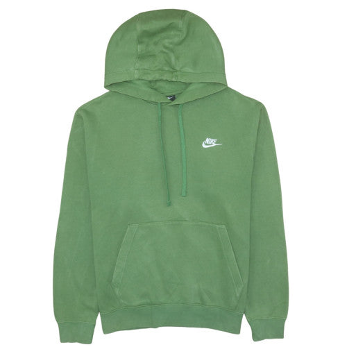 Nike Men's Green Pullover Hoodie Size S Fleece Regular Fit