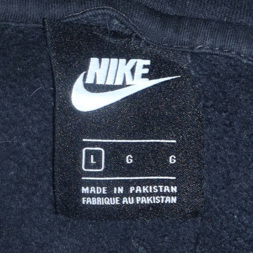 Nike Men's Black L Pullover Hoodie with Logo Graphic