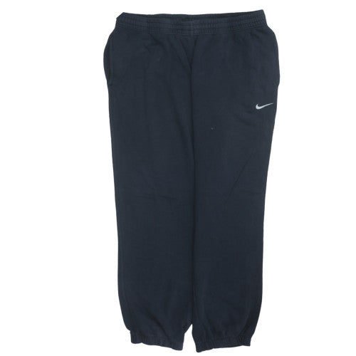 Nike Men's Black Fleece Sweatpants 2XL Regular Fit Casual Trousers