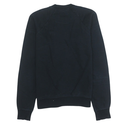 Nike Womens Black XS Pullover Sweatshirt Cotton Blend Crew Neck