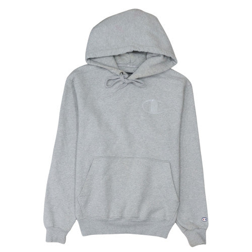 Champion Men's Grey Pullover Hoodie Small Regular Fit Fleece
