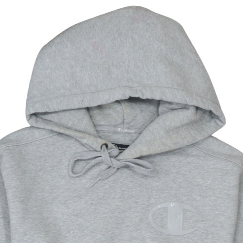 Champion Men's Grey Pullover Hoodie Small Regular Fit Fleece