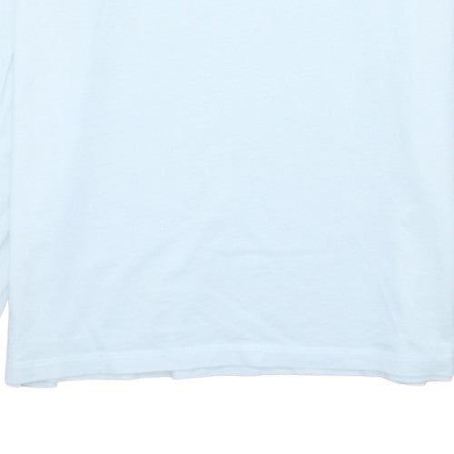 Ralph Lauren Boys White Pullover Hoodie M Cotton Jersey Long Sleeve