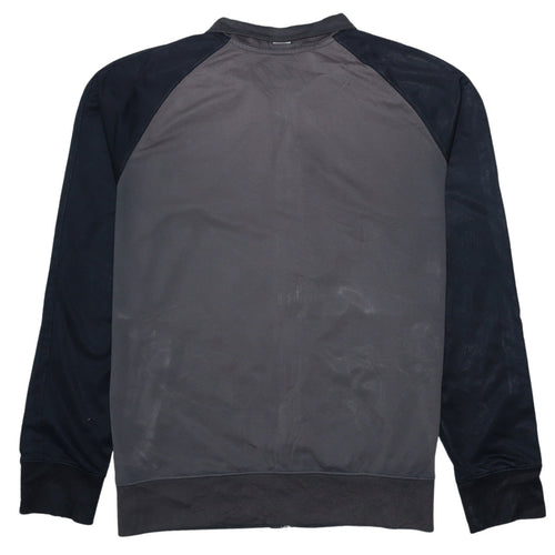 Nike Men's Grey Track Jacket L Full Zip Sports Activewear