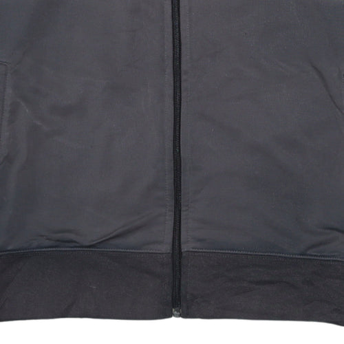 Nike Men's Grey Track Jacket L Full Zip Sports Activewear