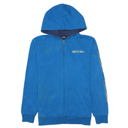 Animal Boys Blue 13-14 Years Full Zip Hoodie Cotton Blend Casual