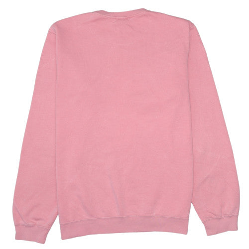 Nike Women's Pink Crew Neck Pullover Sweatshirt L Cotton Blend