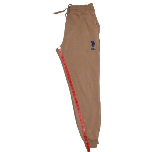 U.S. Polo Assn. Men's Brown Logo Sweatpants M Regular Fit