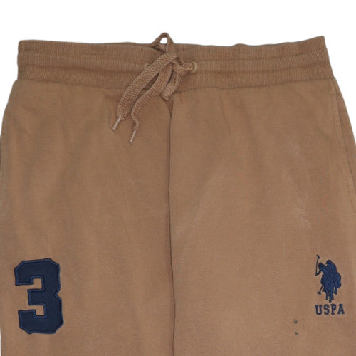 U.S. Polo Assn. Men's Brown Logo Sweatpants M Regular Fit