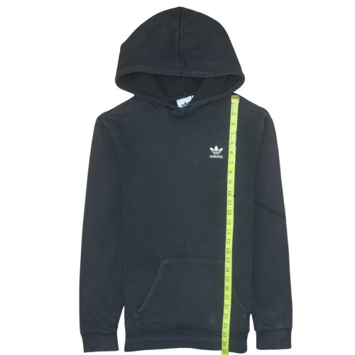 Adidas Women Black XS Pullover Hoodie Classic Trefoil Logo