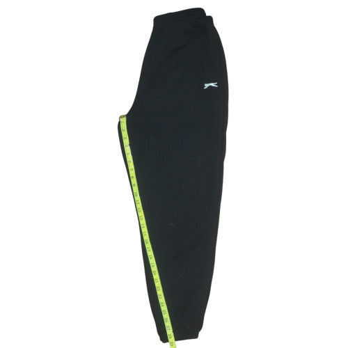 Slazenger Men's Black XL Jogger Sweatpants Elastic Waist Pockets