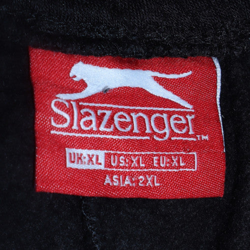 Slazenger Men's Black XL Jogger Sweatpants Elastic Waist Pockets