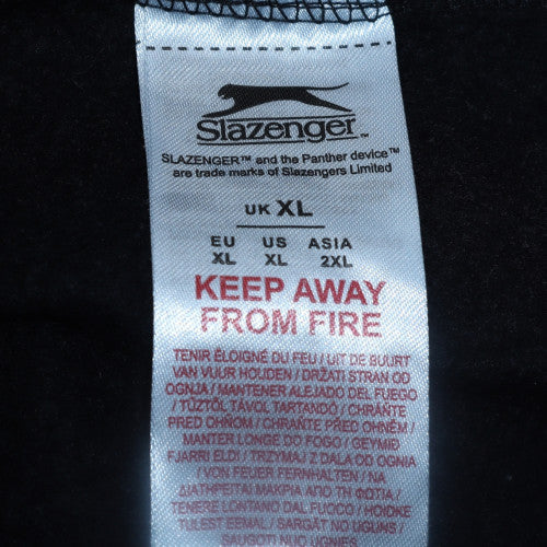 Slazenger Men's Black XL Jogger Sweatpants Elastic Waist Pockets