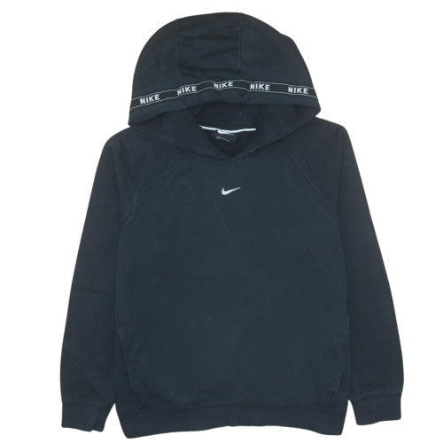 Nike Women Black Small Pullover Hoodie Cotton Blend Sweatshirt
