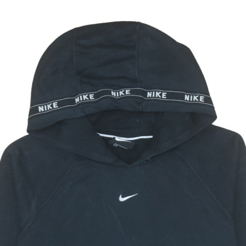 Nike Women Black Small Pullover Hoodie Cotton Blend Sweatshirt