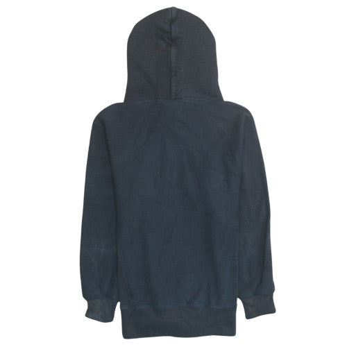 Champion Men's Blue Medium Pullover Hoodie Embroidered Logo