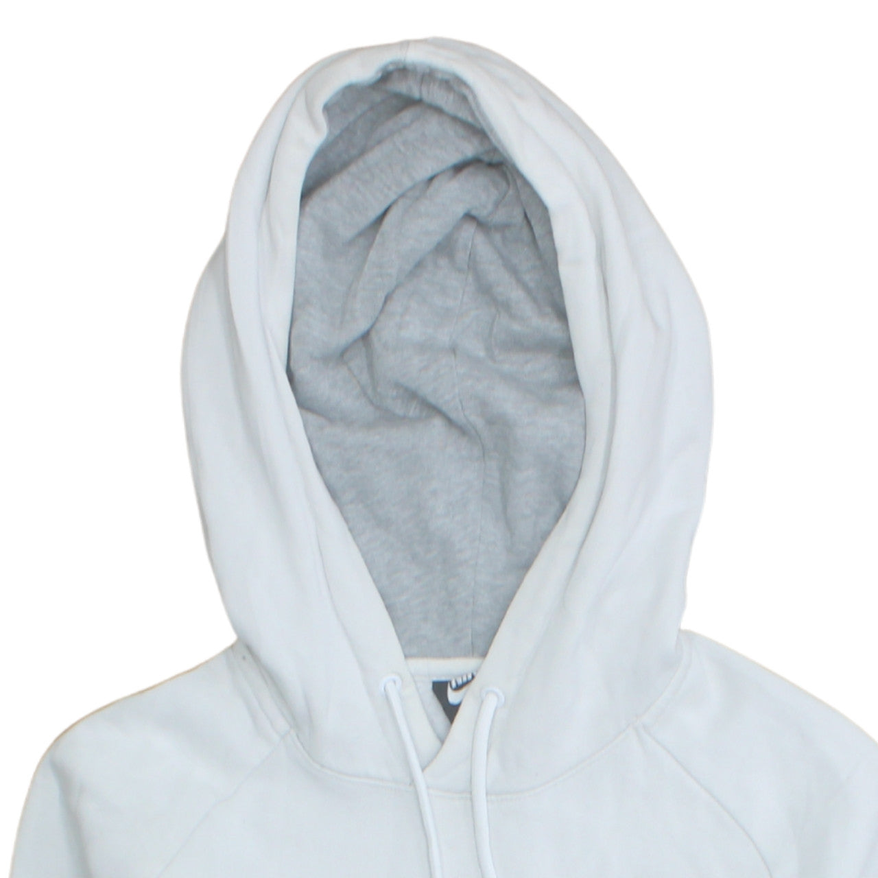 Nike Men's White XS Pullover Hoodie with Logo Print