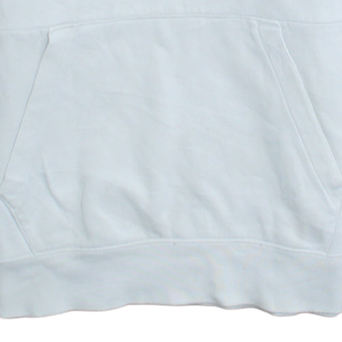 Nike Men's White XS Pullover Hoodie with Logo Print