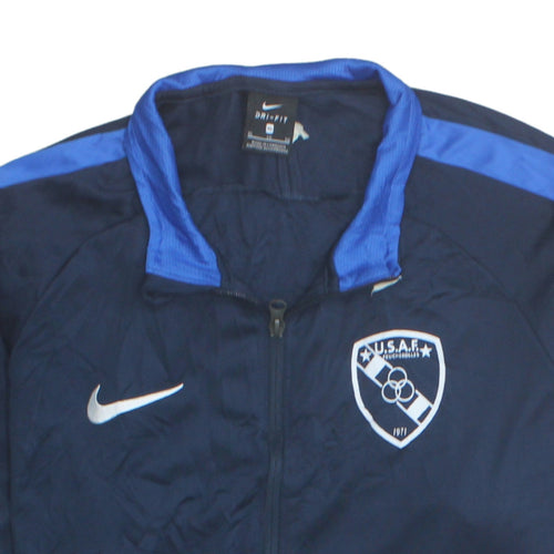 Nike Men's Blue XL Dri-Fit Football Track Jacket