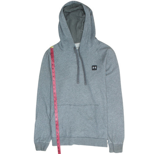 Under Armour Men’s Grey Pullover Hoodie Small Relaxed Fit Sportswear