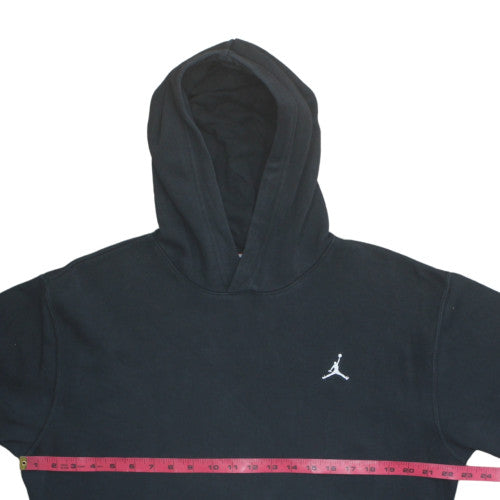 Jordan Men's Black Pullover Hoodie L Logo Fleece Sweatshirt