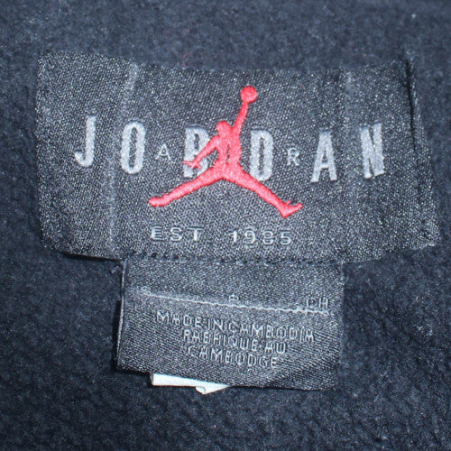 Jordan Men's Black Pullover Hoodie L Logo Fleece Sweatshirt