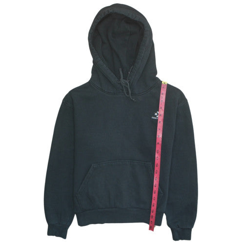 Converse Womens Black Pullover Hoodie Size S Cotton Blend