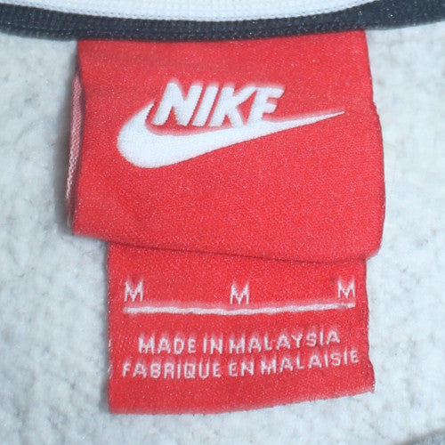Nike Air Mens Grey Crew Neck Sweatshirt M Cotton Blend