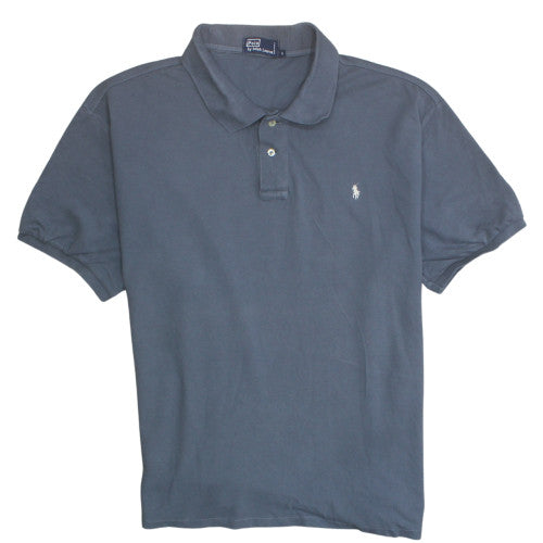 Polo Ralph Lauren Men's Blue Cotton Short Sleeve Polo Shirt Size M