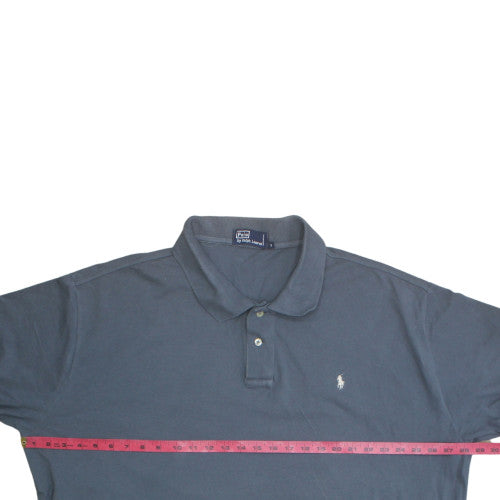 Polo Ralph Lauren Men's Blue Cotton Short Sleeve Polo Shirt Size M
